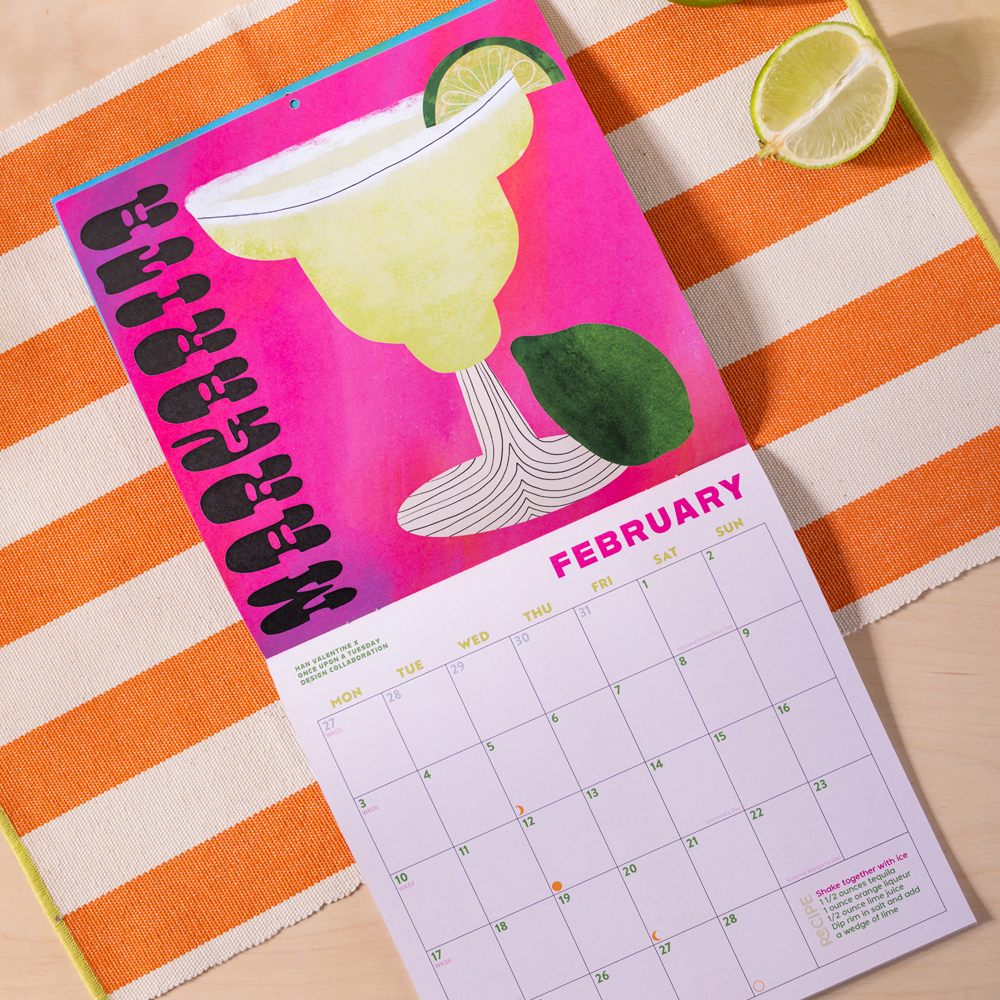 Good Tuesday 2025 Calendar Cocktail Compact Square